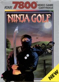 Ninja Golf PAL Atari 7800 PAL box art